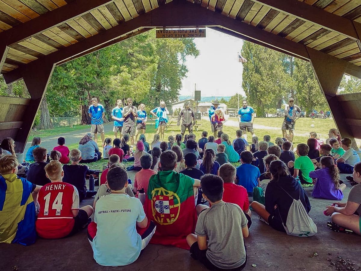 Temps de groupe au camp d'&eacute;t&eacute; de l'AF