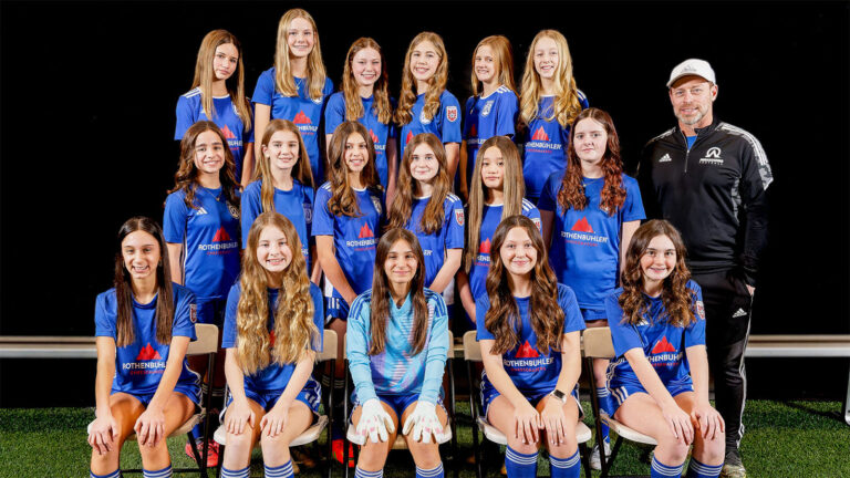 &Eacute;quipe f&eacute;minine bleue de l'AFC OH 2012