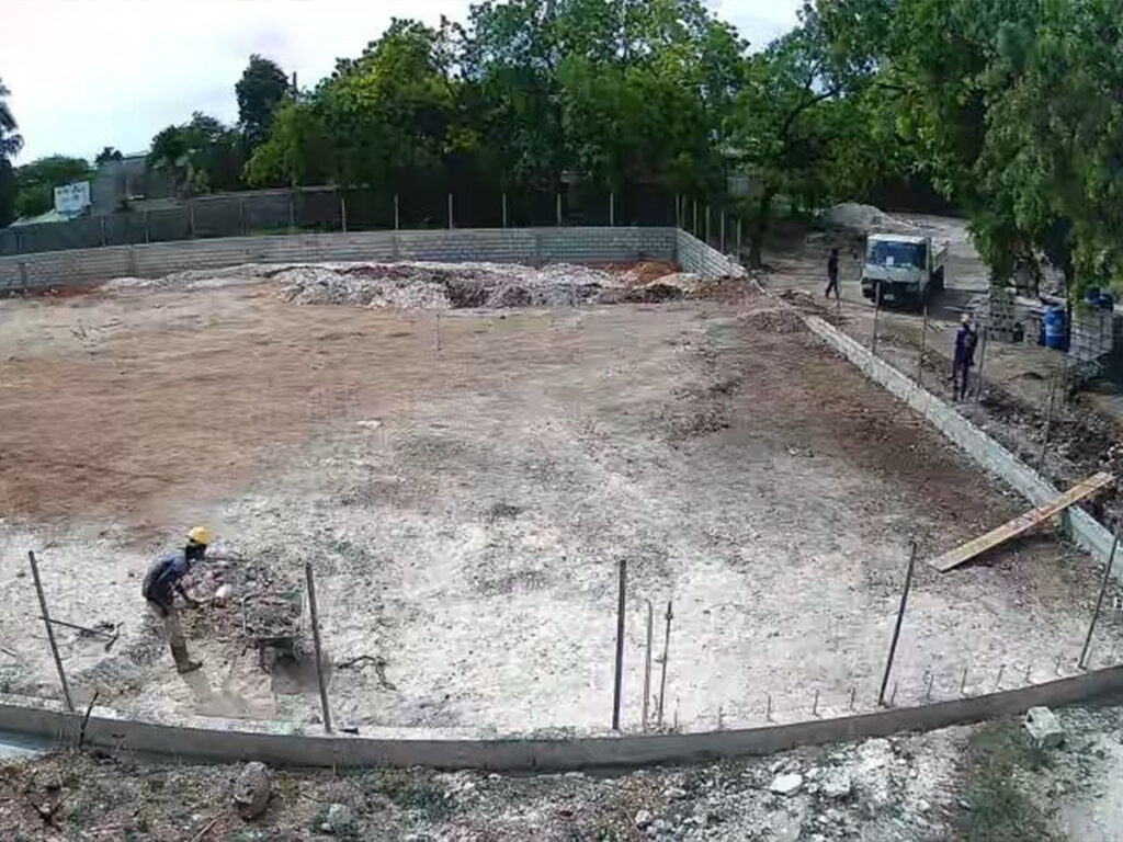 progr&egrave;s du centre de formation d'Ha&iuml;ti