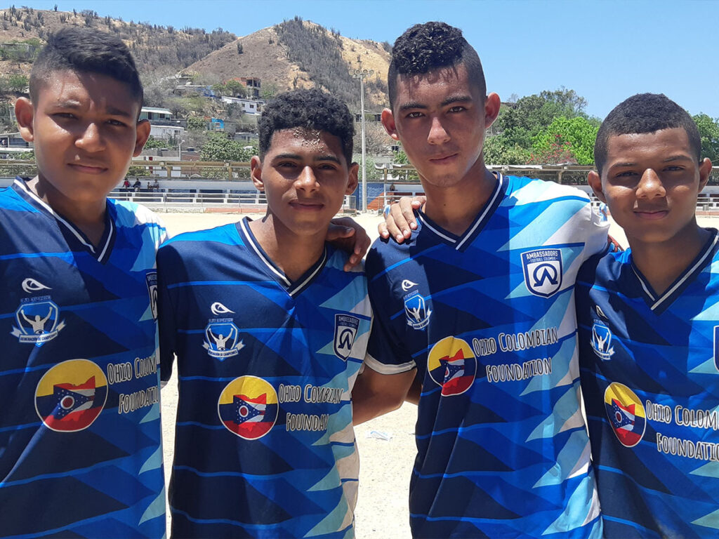 AFC Colombia teammates