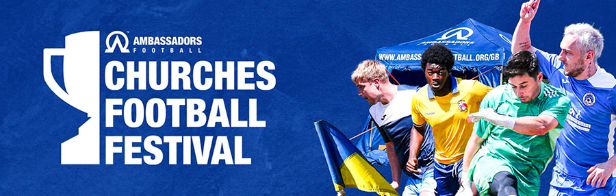 churches football festival banner