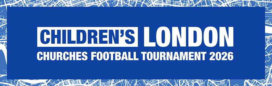 childrens london churches football tournament banner