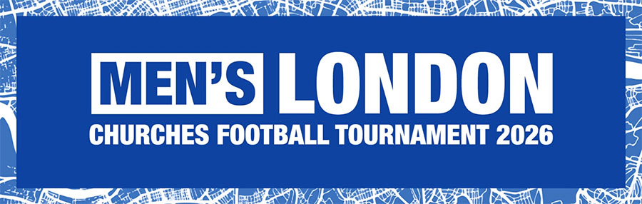 mens london churches football tournament banner